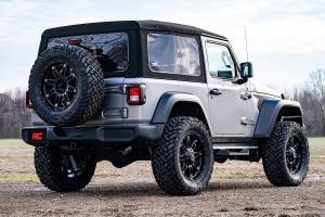 Rough Country - 94444 | Rough Country 3.5 Inch Lift Kit For Jeep Wrangler JL | 2 Door, M1R Monotube Shocks - Image 4