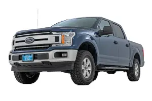Rough Country - 57005 | Rough Country AC2 Running Boards For Ford F-150, F-150 Lightning, F-250/F-350 Super Duty & Raptor | Crew Cab, Amber/White LED - Image 5