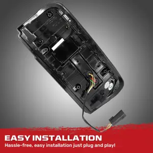 Recon Truck Accessories - 264279LEDBK | Recon Tail Lights High Powered OLED Bar Style Running & LED Brake Lights, Includes OLED Startup Sequence | Smoked, Replaces OEM LED - Image 8