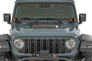 Rough Country - HS60010-PBM | Rough Country Hood Scoop For Jeep Gladiator JT/Wrangler JL 4WD | Ocean Blue - Image 4