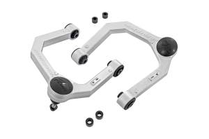 50018 | Rough Country 3.5 Inch Lift Forged Upper Control Arms For Ford Ranger 4WD | Aluminum Finish