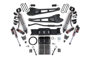 BDS2118PES | BDS Suspension 3 Inch Lift Kit With Radius Arm For Ram 3500 4WD | Fox 2.5 Performance Elite Coil Over Conversion, Rear Lift 2 Inch Block Kit With Overload, Front Rubber Bump Stop, Indexing Ring 8 Bolt