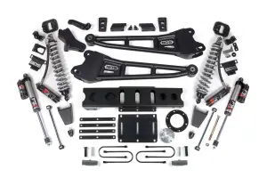 BDS2131PES | BDS Suspension 4 Inch Lift Kit With Radius Arm For Ram 3500 4WD | Fox 2.5 Performance Elite Coil Over Conversion, Front Rubber Bump Stop, Indexing Ring 8 Bolt