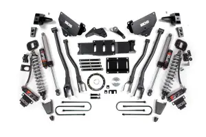BDS2133PES | BDS Suspension 6 Inch Lift Kit With 4 Link For Ram 3500 4WD | Fox 2.5 Performance Elite Coil Over Conversion, Front Rubber Bump Stop, Indexing Ring 8 Bolt