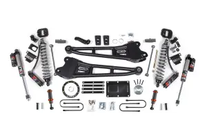 BDS2134PESB | BDS Suspension 6 Inch Lift Kit With Radius Arm For Ram 3500 4WD | Fox 2.5 Performance Elite Coil Over Conversion, Front Fox 2.0 Hydro Bump Stop, Indexing Ring 8 Bolt