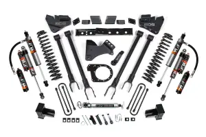 BDS2218FPE | BDS Suspension 6 Inch Lift Kit With 4 Link For Ford F-350 Super Duty DRW 4WD Diesel | Fox 2.5 Performance Elite Shocks