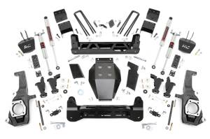 10440 | Rough Country 7.5 Inch Lift Kit For Chevrolet/GMC 2500 HD & 3500 HD | M1 Monotube Shocks