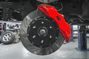 Rough Country - 95112 | Rough Country Performance Brake System For Ram 1500 2WD/4WD | Front, Red Finish Calipers - Image 8