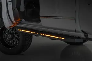 Rough Country - 57003 | Rough Country AC2 Running Boards For Chevrolet Silverado 1500 / GMC Sierra 1500 | Crew Cab, Amber/White LED - Image 11