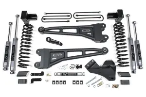 BDS2243FPE | BDS Suspension 5 Inch Lift Kit With Radius Arm For Ford F-250 / F-350 Super Duty 4WD Gas | Rear Lift 5 Inch Block Without Overload, Fox 2.5 Performance Elite Shocks