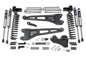 BDS2243FS | BDS Suspension 5 Inch Lift Kit With Radius Arm For Ford F-250 / F-350 Super Duty 4WD Gas | Rear Lift 5 Inch Block Without Overload, Fox 2.0 Performance Series Shocks