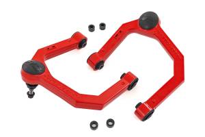 50018RED | Rough Country 3.5 Inch Lift Forged Upper Control Arms For Ford Ranger 4WD | Red Finish
