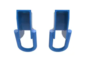 aFe Power - 450-72T001-L | AFE Power Front Tow Hook For Toyota Tundra/Sequoia V6 3.4L (tt) | Blue - Image 5