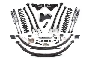 BDS2249FS | BDS Suspension 5 Inch Lift Kit With 4 Link For Ford F-250 / F-350 Super Duty 4WD Gas | Rear Lift Leaf Springs, Fox 2.0 Performance Series Shocks
