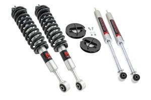 73042 | Rough Country 2 Inch Lift Kit For Toyota Land Cruiser 4WD | M1 Struts With M1 Rear Shocks