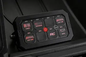 Rough Country - 70975 | Rough Country 8 Gang Switch Panel With RGB Backlit Buttons And Multiple Modes | With Bluetooth Control Integration - Image 3