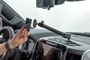 Rough Country - 33003 | Rough Country Accessory Dash Mount For Ram 1500 2WD/4WD | With 8.4 Inch Touchscreen Phone, With 10 Inch Extension Arm For Magsafe Devices - Image 2
