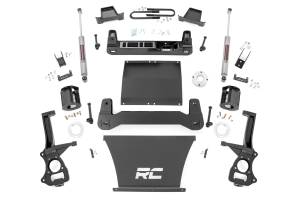111330 | Rough Country 6 Inch Lift Kit For GMC Sierra 1500 2WD | 5.3L V8 Or 6.2L V8, With Factory Multi Leaf Spring, Strut Spacers With N3 Rear Shocks