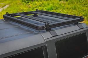 Rough Country - 88204 | Rough Country Roof Rack For Ford Bronco / Bronco Raptor 4WD 4 Door | Half Rack - Image 9