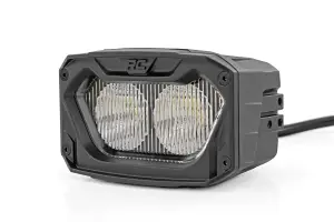 Rough Country - 70118 | Rough Country 5 Inch LED Light Pods | White/Amber DRL, Flood, Pair - Image 2