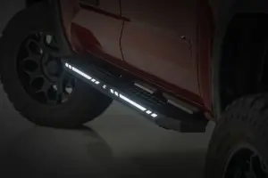 Rough Country - 57008 | Rough Country AC2 Running Boards For Toyota Tundra 2WD/4WD | CrewMax, Amber/White LED - Image 9