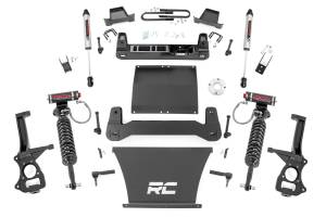 111357 | Rough Country Suspension 6 Inch Lift Kit For GMC Sierra 1500 2WD | With 5.3L V8 or 6.2L V8 Engine, Factory Multi-Leaf Spring, Vertex Coilovers With V2 Rear Shocks