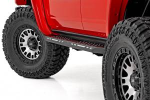 Rough Country - 82170918M | Rough Country 82 Series Wheel | One-Piece / Machined Semi Gloss Black / 17x9 / 5x5 / -12mm - Image 7