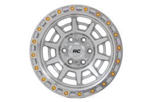 85170918C | Rough Country 85 Series Wheel | Simulated Beadlock / Full Machined / 17x9 / 5x5 / -12mm