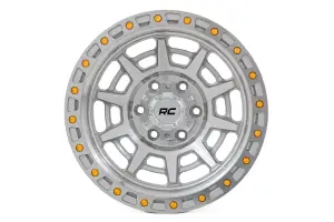85170912C | Rough Country 85 Series Wheel | Simulated Beadlock, Full Machine / 19x9 / 6x5.5 / -12mm