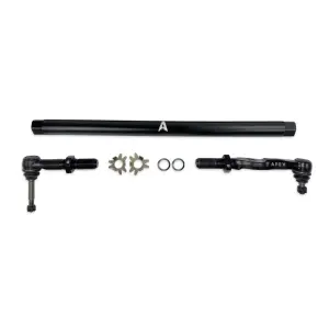 KIT371-BLK | Apex Chassis Drag Link Kit For Ford F-250/F-350 Super Duty 4WD, Except Wide Track | Anodized Black Aluminum
