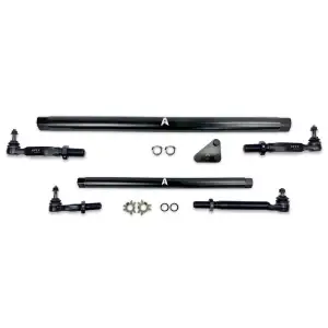 KIT385-STL | Apex Chassis ProLock Steering Kit For Dodge Ram 2500/3500 4WD | Matte Black Powder Coated Steel
