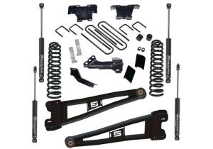 K1030 | Superlift 4 Inch Radius Arm Lift Kit with Superlift Shocks (2023-2025 F250, F350 Super Duty 4WD Diesel Engine)