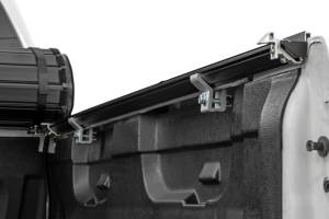 Rough Country - 50123551 | Rough Country Hard Roll Up Bed Cover For Chevrolet Silverado 1500 / GMC Sierra 1500 | 5'9" Bed With Rail Caps - Image 4