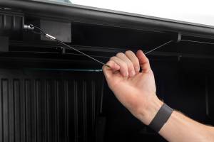 Rough Country - 47229650_A | Rough Country Hard Low Profile Bed Cover For Ford F150 / F-150 Raptor | 6'7" Bed - Image 4