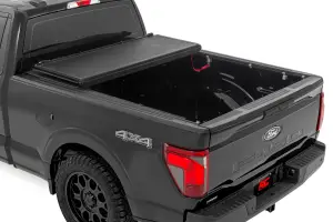 Rough Country - 47229650_A | Rough Country Hard Low Profile Bed Cover For Ford F150 / F-150 Raptor | 6'7" Bed - Image 2