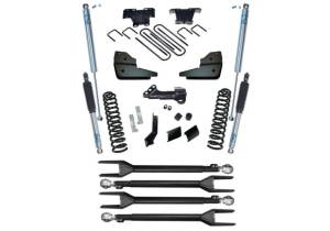 K1068B | Superlift 4 Inch 4-Link Lift Kit with Bilstein Shocks (2023-2025 F250, F350 Super Duty 4WD Diesel Engine)