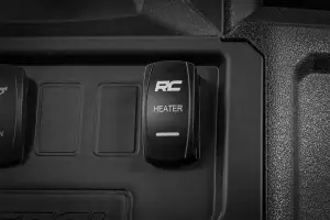 Rough Country - 710HS | Rough Country Rocker Switch 2X1 With Logo | Blue Back Light, Cab Heater - Image 3