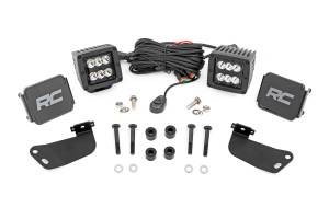 93217 | Rough Country Front LED Cube Light Kit For Segway UT6/UT10 | Black Series