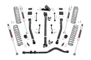 91740 | Rough Country 3.5 Inch Lift Kit For Jeep Wrangler 4WD 2 Door | M1 Monotube Shocks