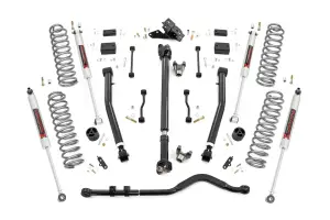 91840 | Rough Country 3.5 Inch Lift Kit For Jeep Wrangler JL Rubicon 4WD 2 Door | M1 Monotube Shocks