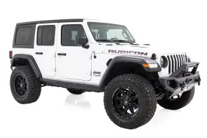 Rough Country - 94040 | Rough Country 3.5 Inch Lift Kit For Jeep Wrangler JL Rubicon 4WD 4 Door | M1 Monotube Shocks - Image 2