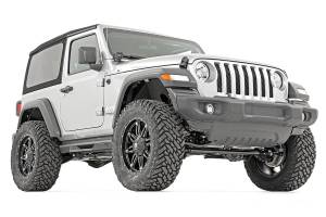 Rough Country - 62840 | Rough Country 3.5 Inch Lift Kit For Jeep Wrangler JL 4WD 2 Door | Non-Rubicon, M1 Monotube Shocks - Image 2