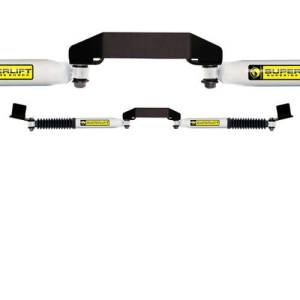 92625SUP | Superlift Dual Steering Stabilizer Kit - SR (Hydraulic) (1999-2004 F250, F350, Excursion 4WD )