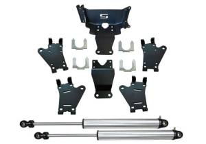 92765-1 | Superlift Dual Steering Stabilizer Kit - Radflo Shocks (2017-2025 F450, F550 4WD)