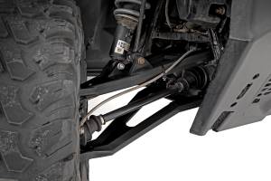 Rough Country - 93155BLK | Rough Country Aluminum Control Arms For Polaris Ranger 1000XP | Black Finish, High Clearance With 2 Inch Forward Offset - Image 2