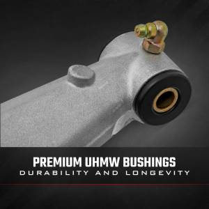 Rough Country - 93155BLK | Rough Country Aluminum Control Arms For Polaris Ranger 1000XP | Black Finish, High Clearance With 2 Inch Forward Offset - Image 7