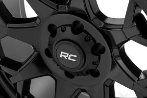 Rough Country - 80202417A | Rough Country 80 Series Wheel | One-Piece / Semi Gloss Black / 20x10 / 6x135 / -25mm - Image 4
