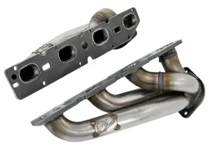 48-32021 | AFE Power Twisted Steel 304 Stainless Steel Short Tube Header (2009-2023 Challenger, Charger V8-5.7L)