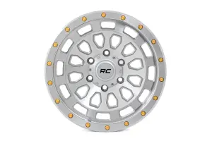 87170912C | Rough Country 87 Series Wheel | Simulated Beadlock / Full Machine / 17x8.5 / 6x5.5 / +0mm