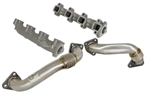 48-34009-PK | AFE Power BladeRunner Exhaust Manifold & Up-Pipes Combo (2001-2004 Silverado, Sierra 2500 HD, 3500 HD V8-6.6L (td) LB7)